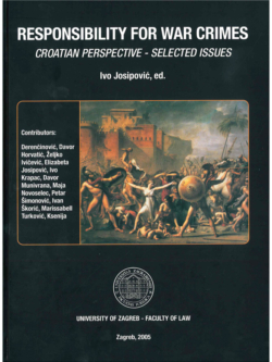 Josipovic I. Responsibility for war crimes 1