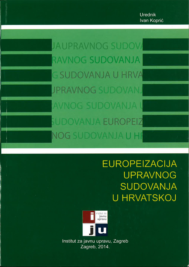 Kopric I. Europeizacija upravnog sudovanja u Hrvatskoj 1