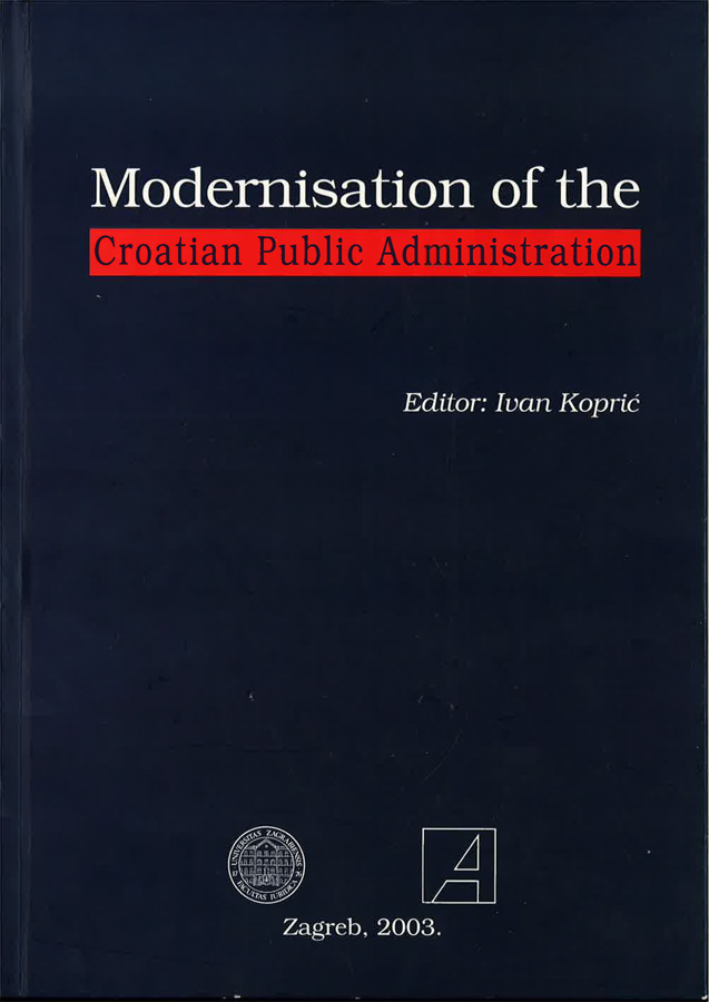 Kopric I. Modernisation of the croatian public administration 1
