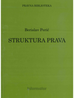 Peric B. Struktura prava 1