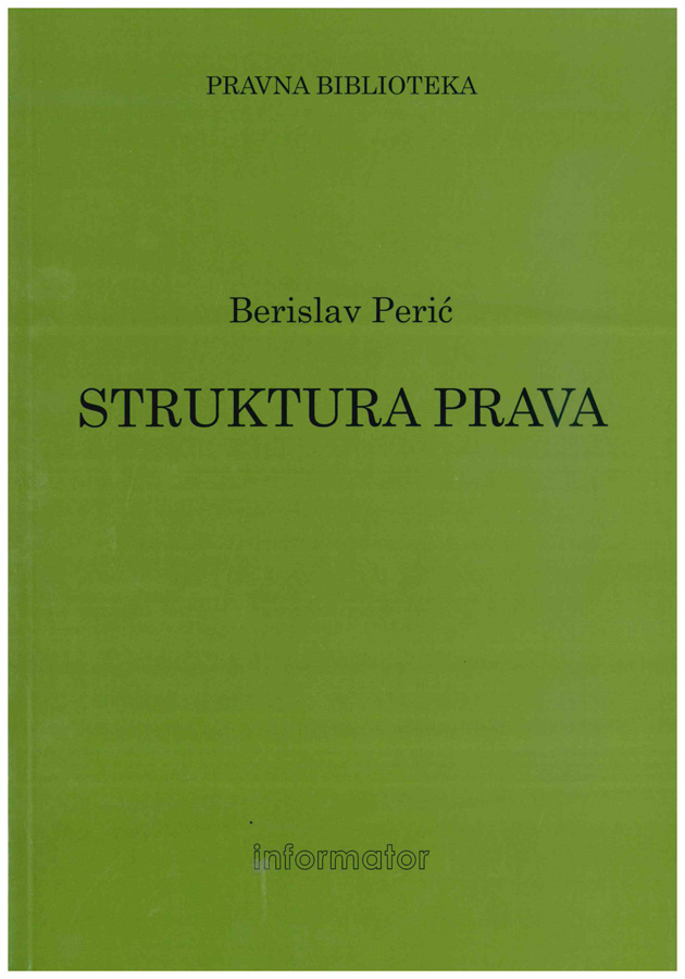 Peric B. Struktura prava 1